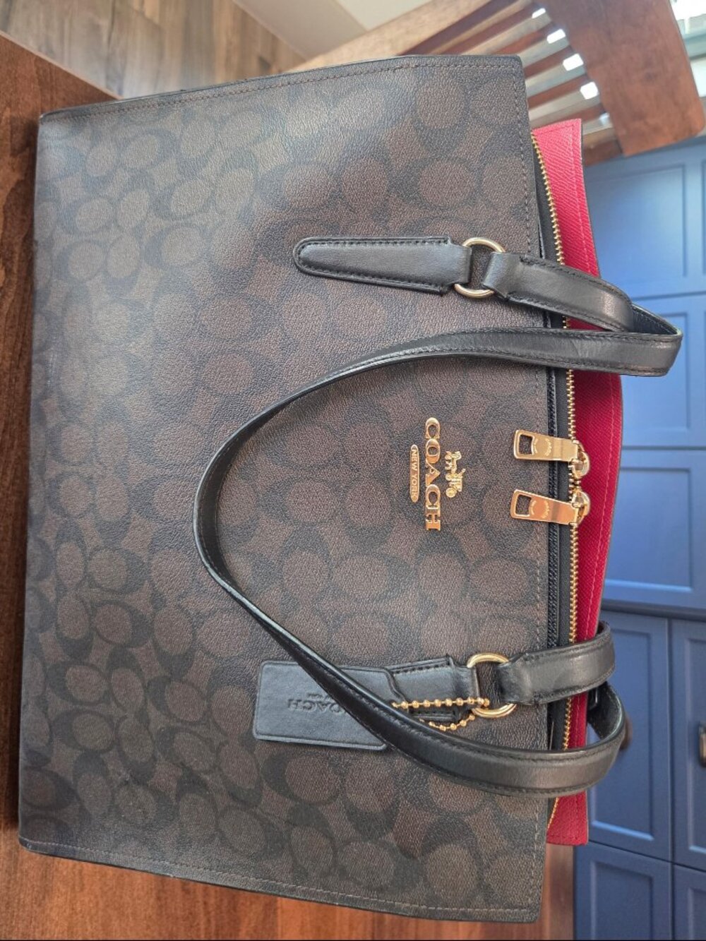 Coach Signature Canvas Tote Bag